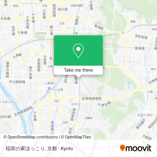 稲荷の家ほっこり map