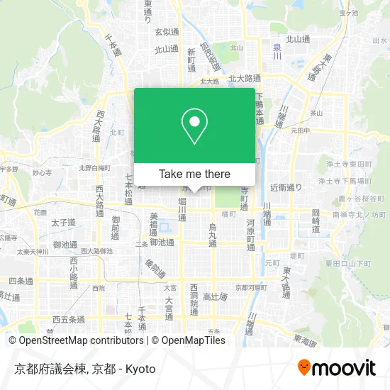 京都府議会棟 map