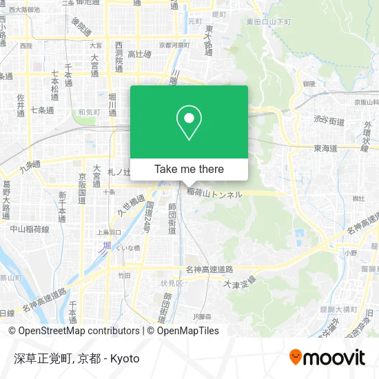 深草正覚町 map