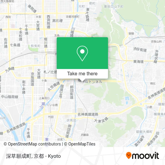 深草願成町 map