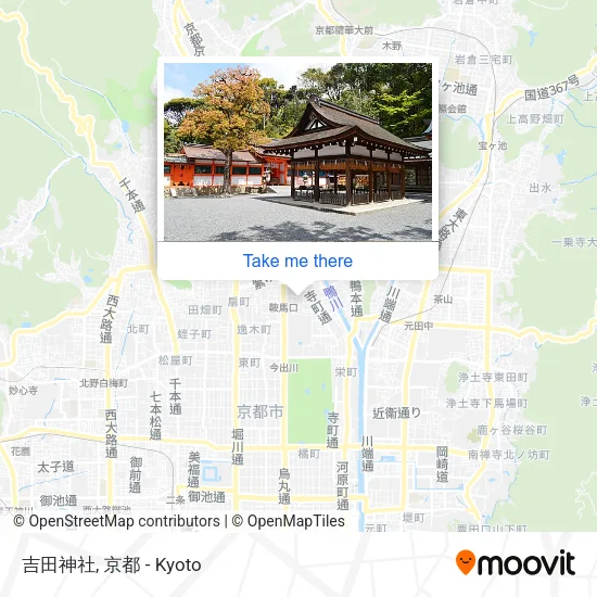 吉田神社 map