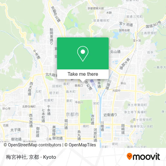 梅宮神社 map