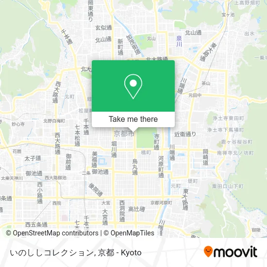 いのししコレクション map