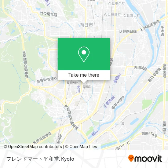 フレンドマート平和堂 map