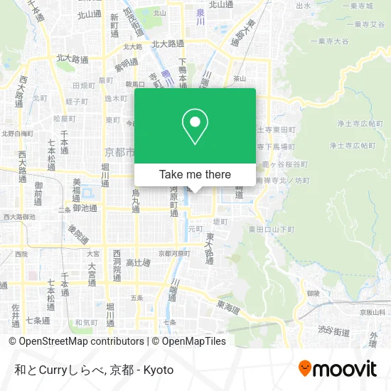 和とCurryしらべ map