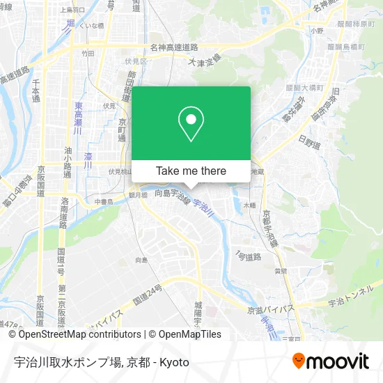 宇治川取水ポンプ場 map