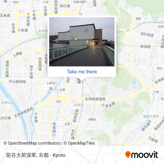 龍谷大前深草 map