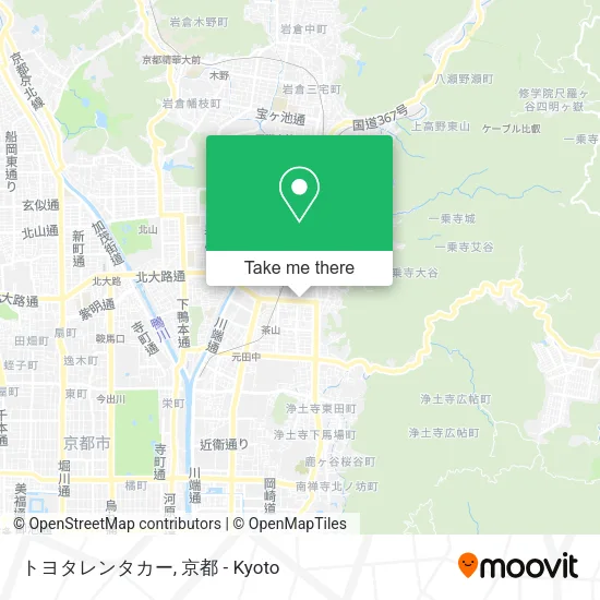 トヨタレンタカー map