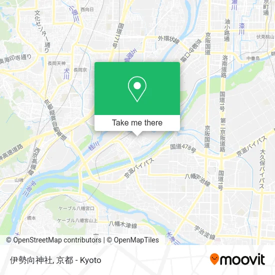 伊勢向神社 map