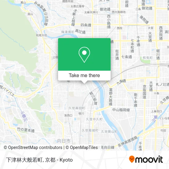下津林大般若町 map