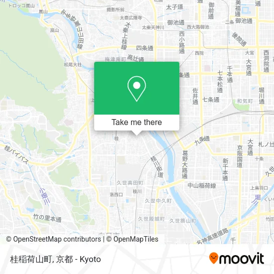 桂稲荷山町 map