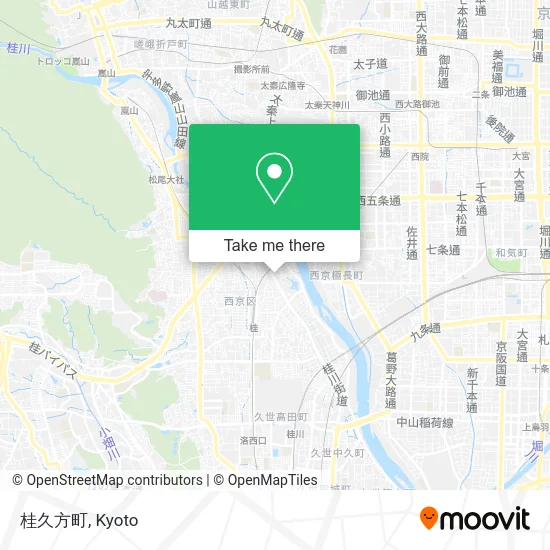 Katsura Hisokata Town map