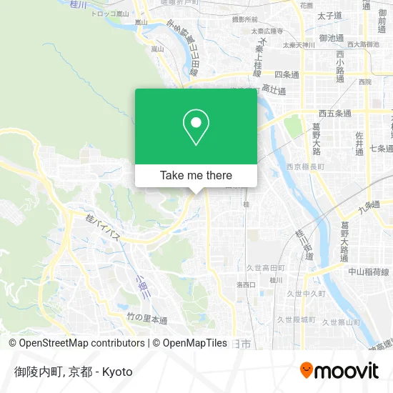 御陵内町 map