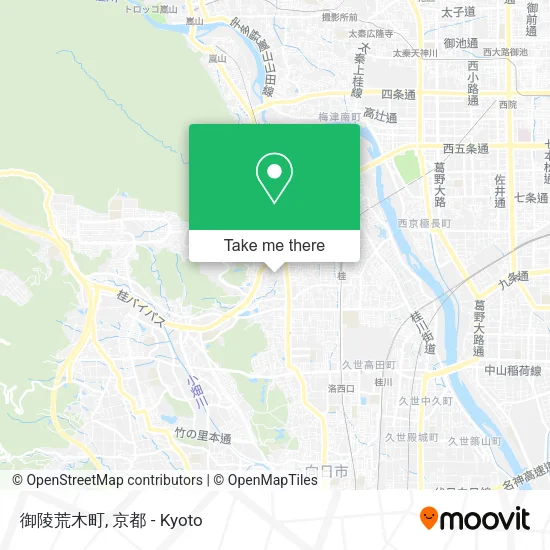 御陵荒木町 map