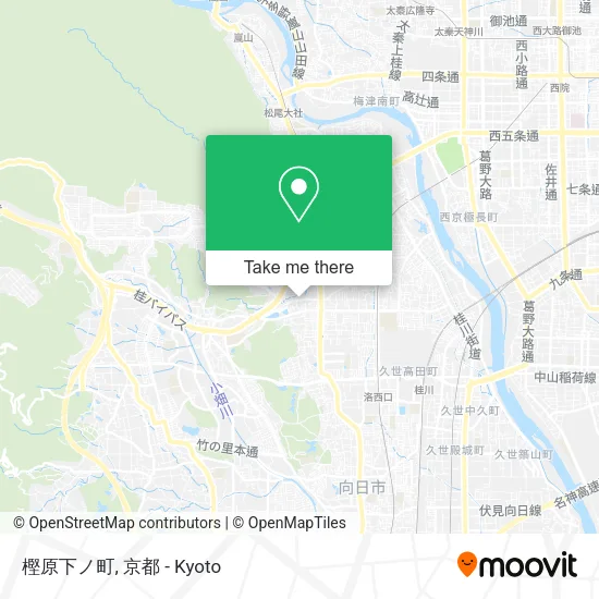 樫原下ノ町 map