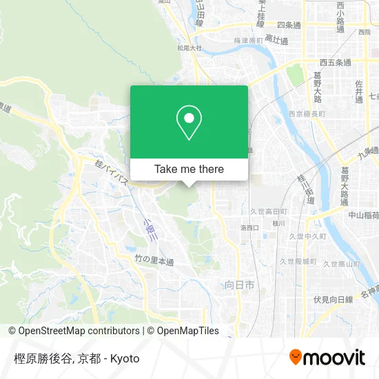樫原勝後谷 map