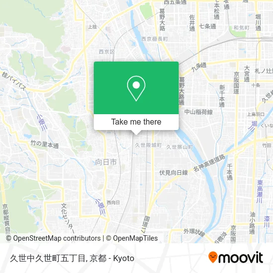 Kuse Nakakuse Town 5-chome map