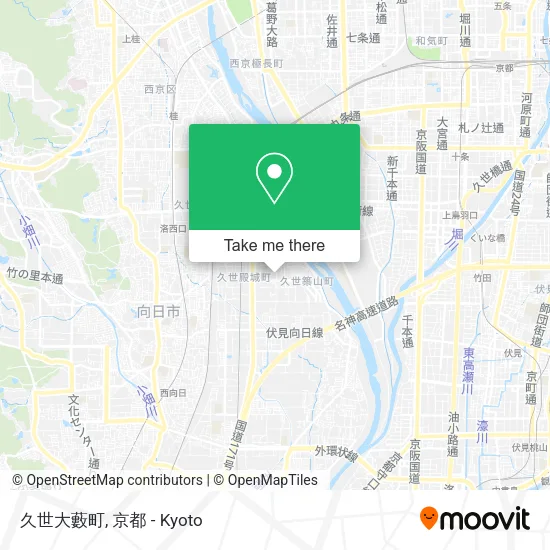 久世大藪町 map