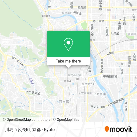 川島五反長町 map