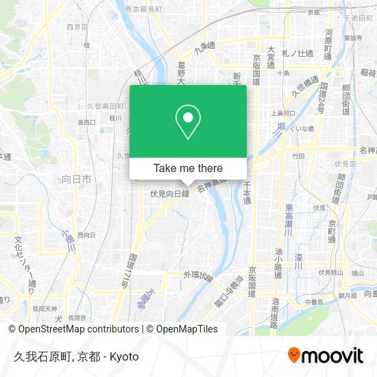 久我石原町 map