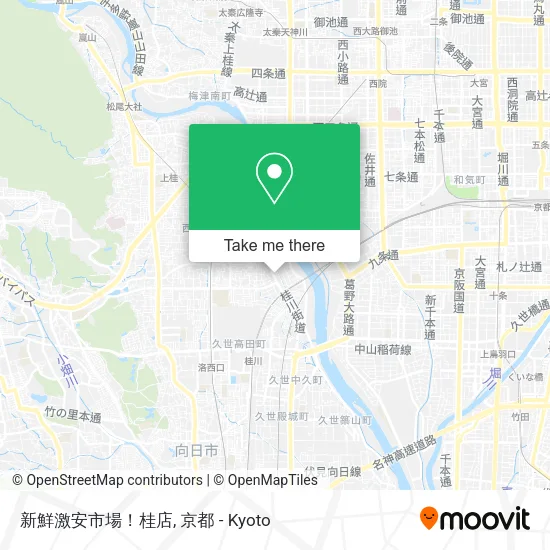 新鮮激安市場！桂店 map