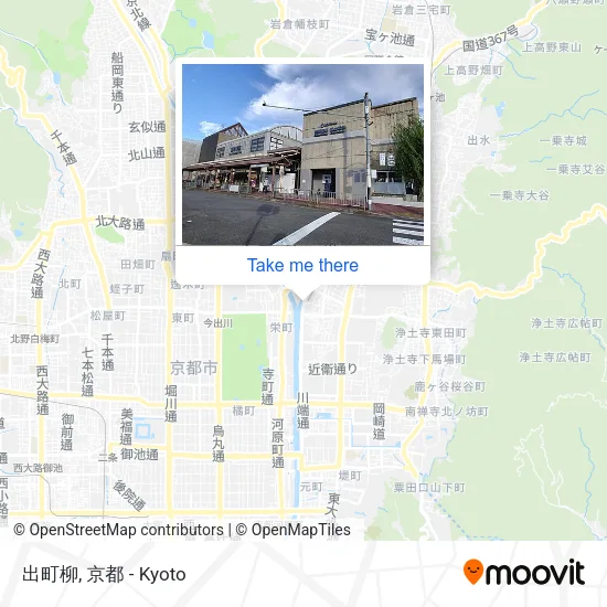 出町柳 map