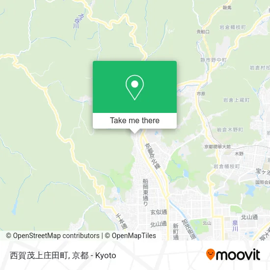 西賀茂上庄田町 map