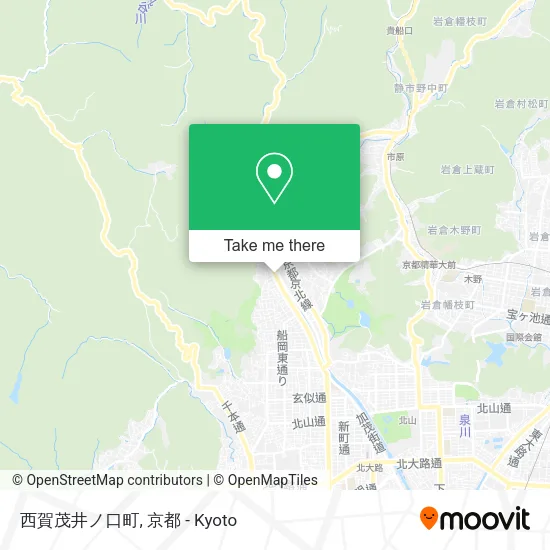 西賀茂井ノ口町 map