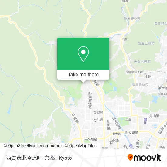 西賀茂北今原町 map