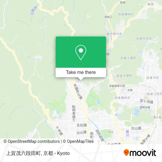 上賀茂六段田町 map