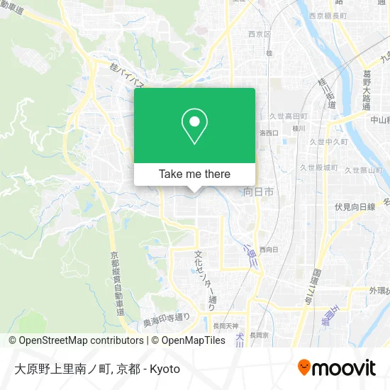 大原野上里南ノ町 map