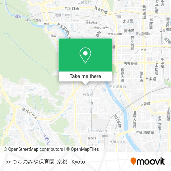 かつらのみや保育園 map