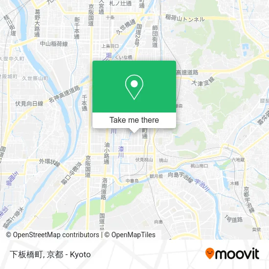 下板橋町 map
