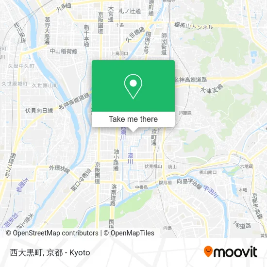 西大黒町 map