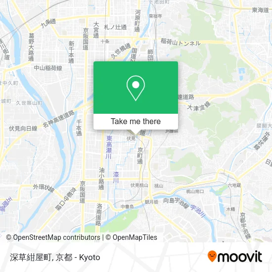 深草紺屋町 map