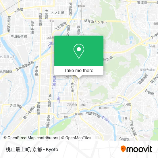 桃山最上町 map