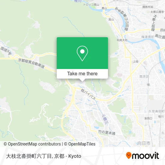 大枝北沓掛町六丁目 map