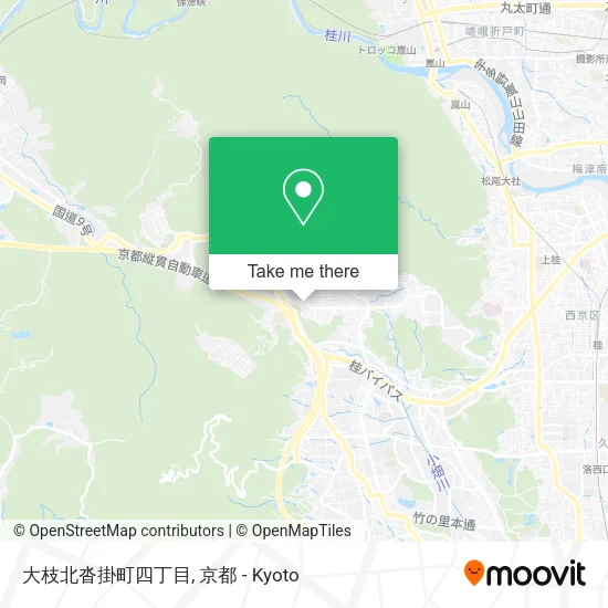 大枝北沓掛町四丁目 map