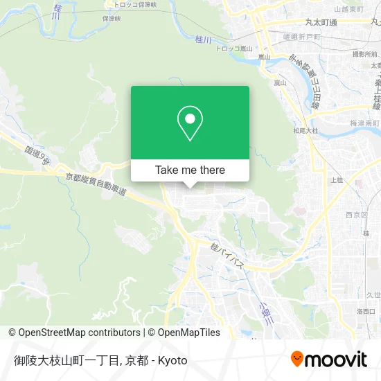 御陵大枝山町一丁目 map