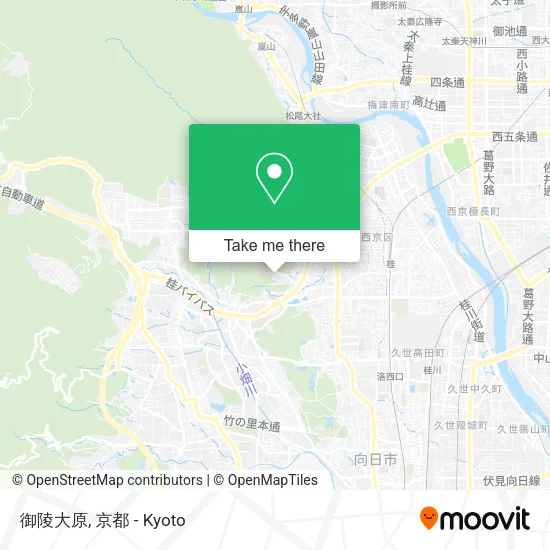 御陵大原 map