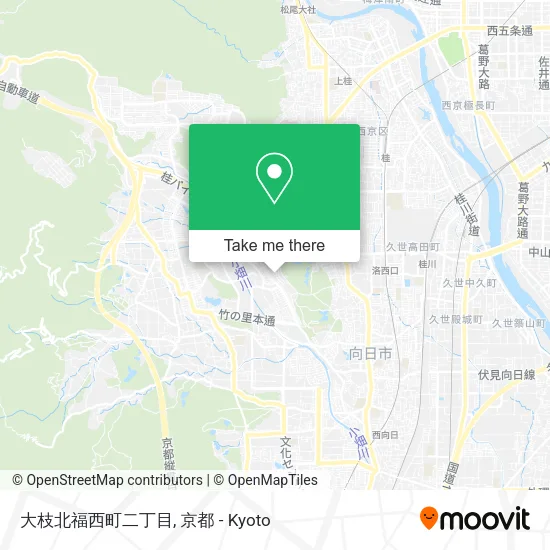 大枝北福西町二丁目 map