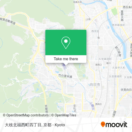 大枝北福西町四丁目 map