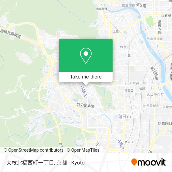 大枝北福西町一丁目 map