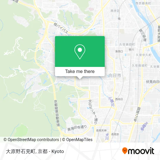 大原野石見町 map