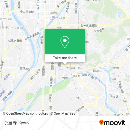 光啓寺 map