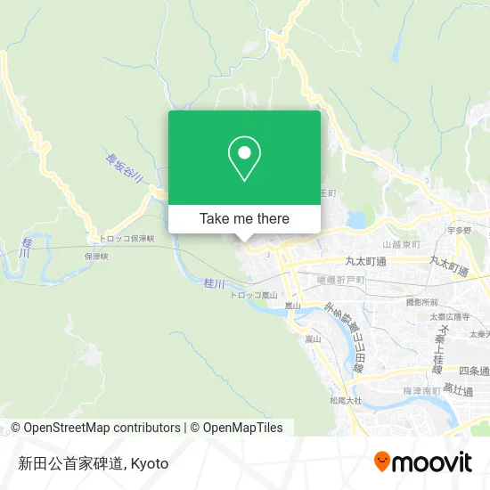 Nitta Kubi Family Monument Road map