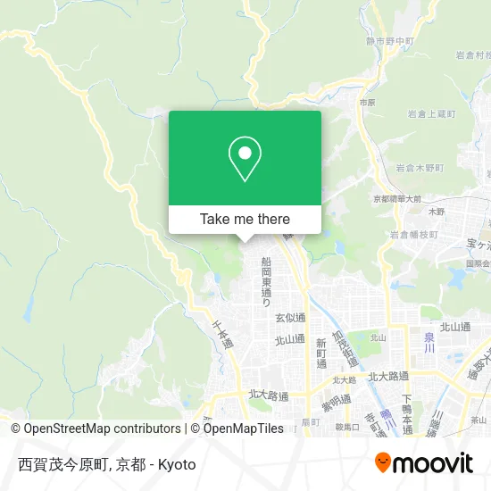 西賀茂今原町 map