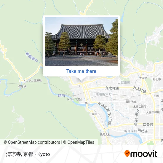 清凉寺 map