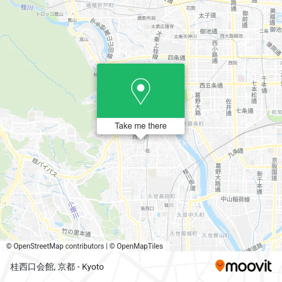 桂西口会館 map