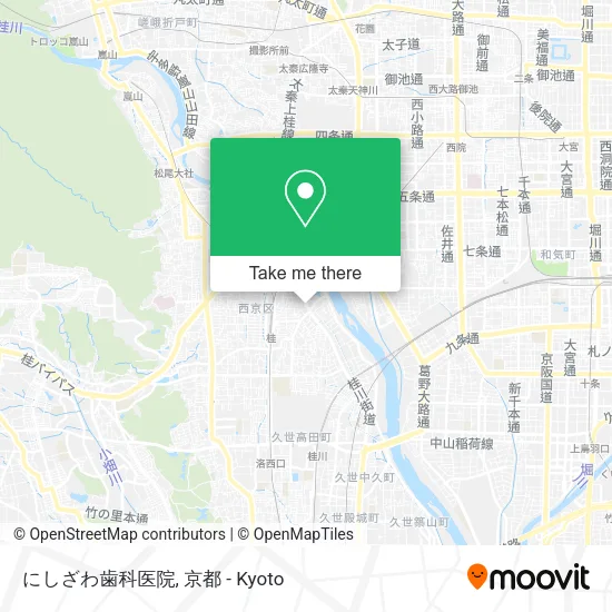 にしざわ歯科医院 map